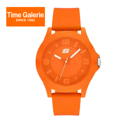 Skechers SR5257 Rosencrans 40mm Orange Silicone Strap Analog Men Watch